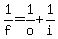1%2Ff=1%2Fo%2B1%2Fi