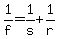 1%2Ff=1%2Fs%2B1%2Fr