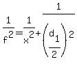 1%2Ff%5E2=1%2Fx%5E2%2B1%2F%28d%5B1%5D%2F2%29%5E2