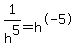 1%2Fh%5E5=h%5E-5