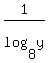 1%2Flog%288%2Cy%29