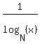 1%2Flog%28N%2C%28x%29%29