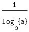 1%2Flog%28b%2C%28a%29%29