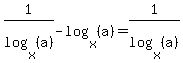 1%2Flog%28x%2C%28a%29%29+-+log%28x%2C+%28a%29%29=++1%2Flog%28x%2C%28a%29%29