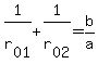 1%2Fr%5B01%5D+%2B+1%2Fr%5B02%5D+=+b%2Fa
