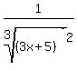 1%2Froot%283%2C%283x%2B5%29%29%5E2