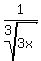 1%2Froot%283%2C3x%29