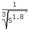 1%2Froot%283%2C5%5E1.8%29