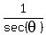 1%2Fsec%28theta%29