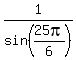 1%2Fsin%2825pi%2F6%29