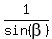 1%2Fsin%28beta%29