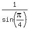 1%2Fsin%28pi%2F4%29
