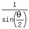 1%2Fsin%28theta%2F2%29