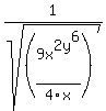 1%2Fsqrt%28%289x%5E2+y%5E6+%2F+4x%29%29