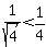 1%2Fsqrt%284%29%3C1%2F4