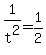 1%2Ft%5E2=1%2F2
