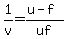 1%2Fv=%28u-f%29%2Fuf