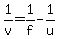 1%2Fv=1%2Ff+-+1%2Fu