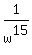 1%2Fw%5E15