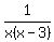 1%2Fx%28x-3%29
