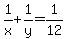 1%2Fx%2B1%2Fy+=+1%2F12+