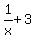1%2Fx%2B3