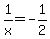 1%2Fx=-1%2F2