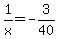 1%2Fx=-3%2F40