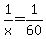 1%2Fx=1%2F60