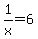 1%2Fx=6
