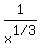 1%2Fx%5E%221%2F3%22
