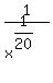 1%2Fx%5E%281%2F20%29