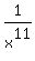 1%2Fx%5E11