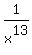 1%2Fx%5E13%29