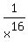 1%2Fx%5E16
