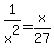1%2Fx%5E2=x%2F27
