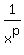 1%2Fx%5Ep