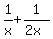 1%2Fx+%2B+1%2F%282x%29
