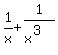 1%2Fx+%2B+1%2F%28x%5E3%29