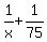 1%2Fx+%2B+1%2F75