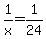 1%2Fx+=+1%2F24