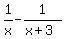 1%2Fx-1%2F%28x%2B3%29