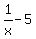 1%2Fx-5