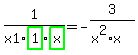 1%2Fx1%2Fhighlight_green%28+1+%29%2Fhighlight_green%28+x+%29=-3%2F%28x%5E2%2Ax%29