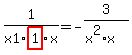 1%2Fx1%2Fhighlight_red%28+1+%29%2Fx=-3%2F%28x%5E2%2Ax%29