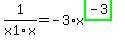 1%2Fx1%2Fx=-3%2Ax%5E%28highlight_green%28+-3+%29%29