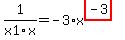 1%2Fx1%2Fx=-3%2Ax%5E%28highlight_red%28+-3+%29%29