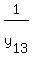 1%2Fy%5B13%5D