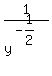1%2Fy%5E%28-1%2F2%29