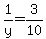1%2Fy+=+3%2F10